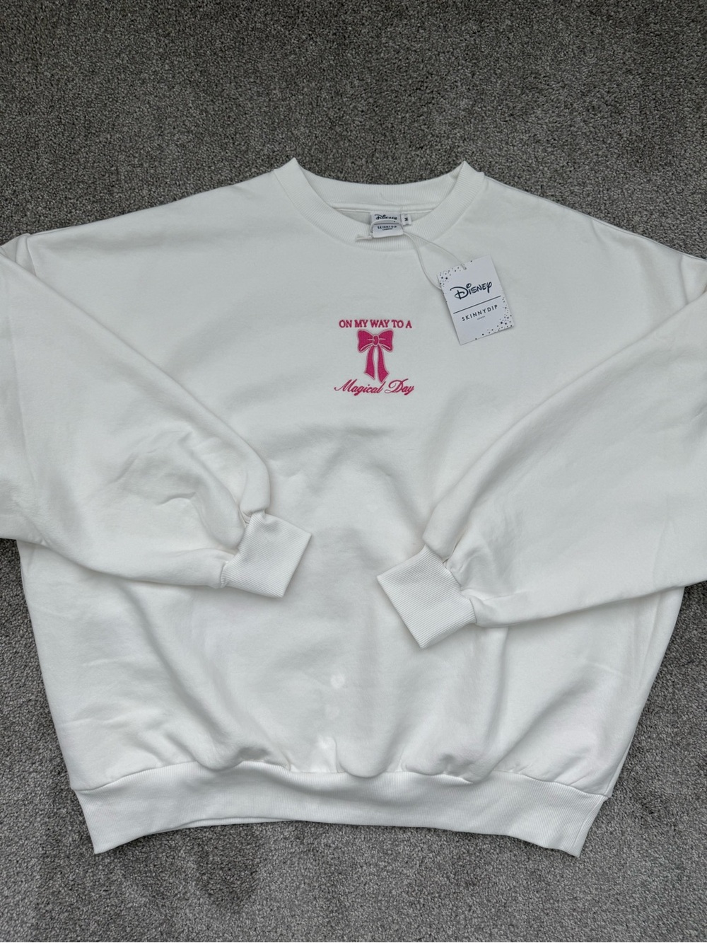 SkinnyDip London x Disney “On My Way to a Magical Day” Sweatshirt